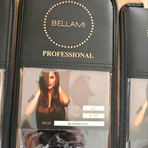 2 packs Bellami Hair EXTENSIONS  BLACK K-tip (last two)